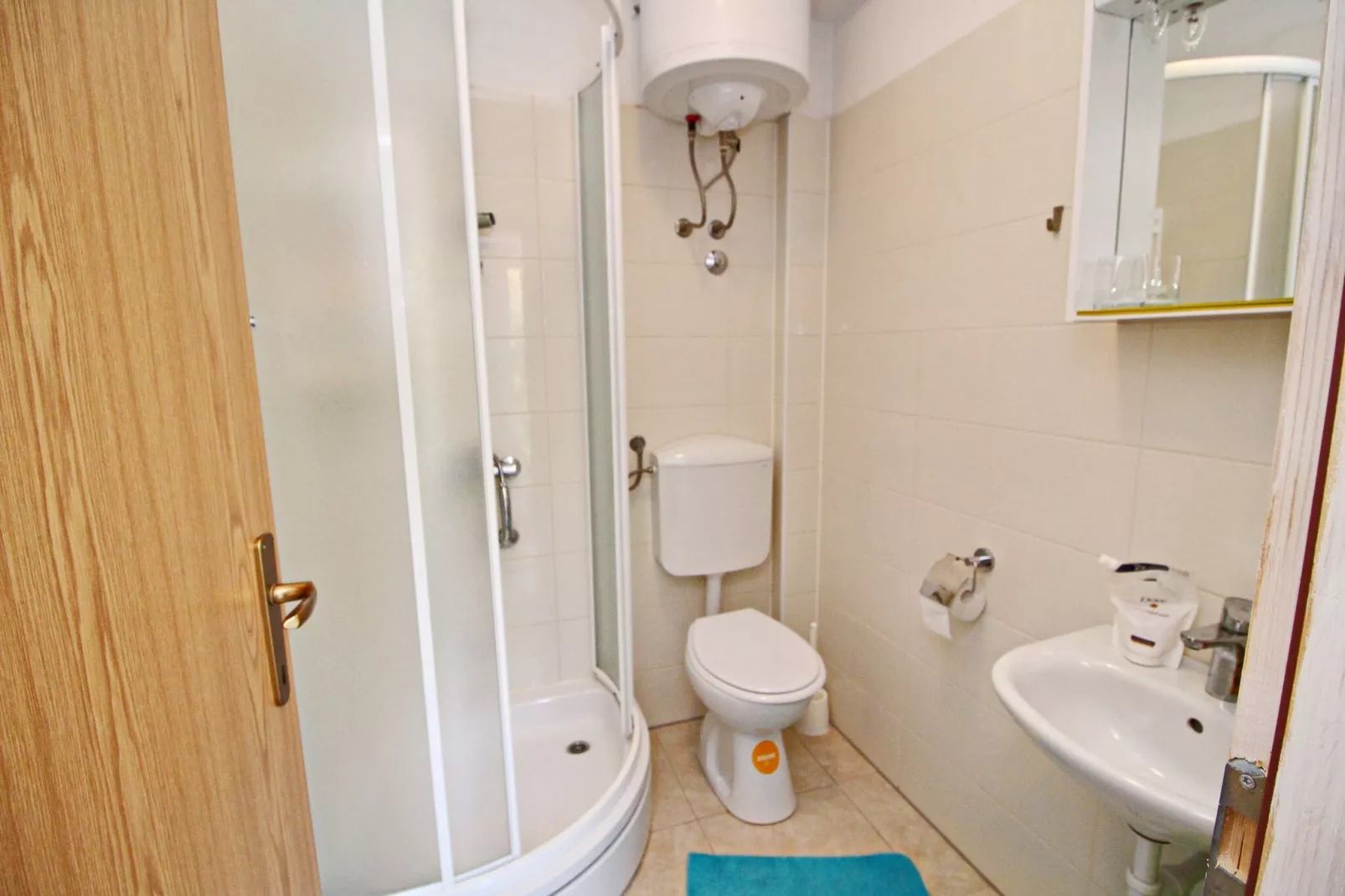 Apartments Nodilo - One Bedroom Apartment with Balcony and Sea View (Apt 1)-Badezimmer