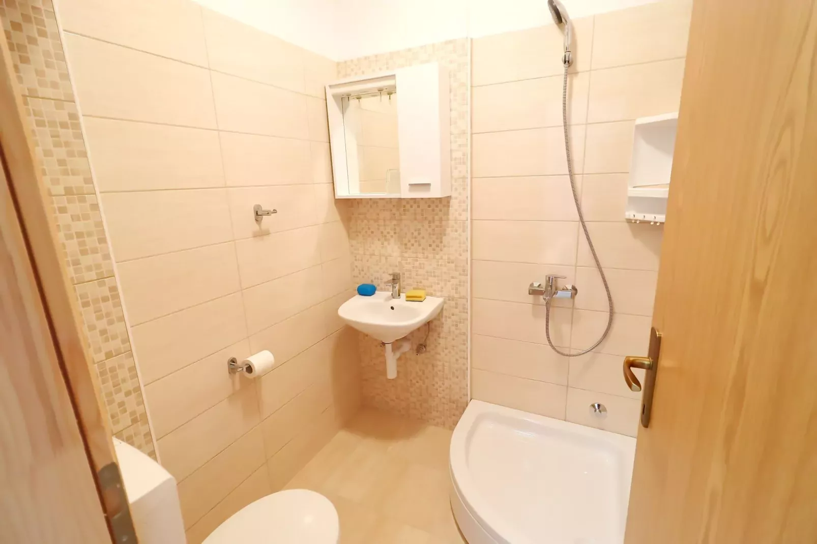 Apartments Nodilo - Standard One Bedroom Apartment with Balcony and Sea View (Apt 2)-Bathroom