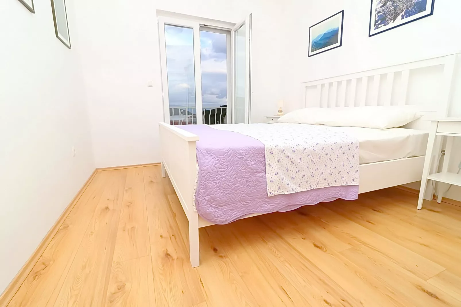 Apartments Nodilo - Comfort One Bedroom Apartment with Balcony and Sea View (Apt 3)-Bedroom