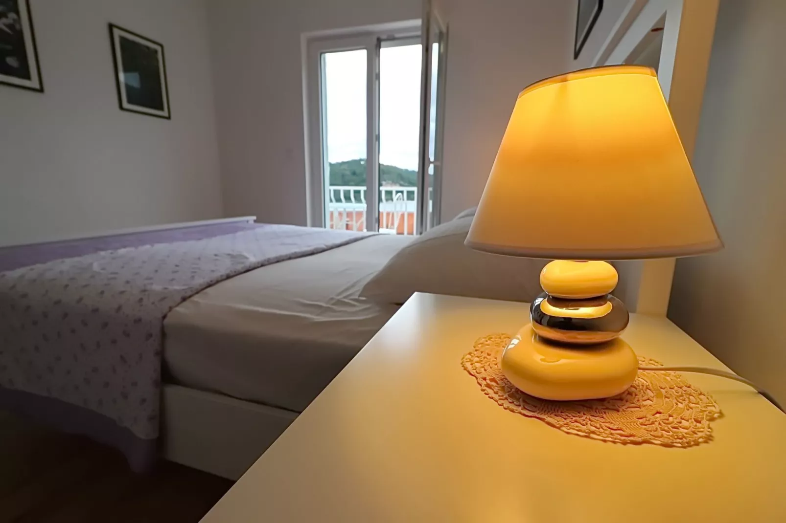Apartments Nodilo - Comfort One Bedroom Apartment with Balcony and Sea View (Apt 3)-Bedroom