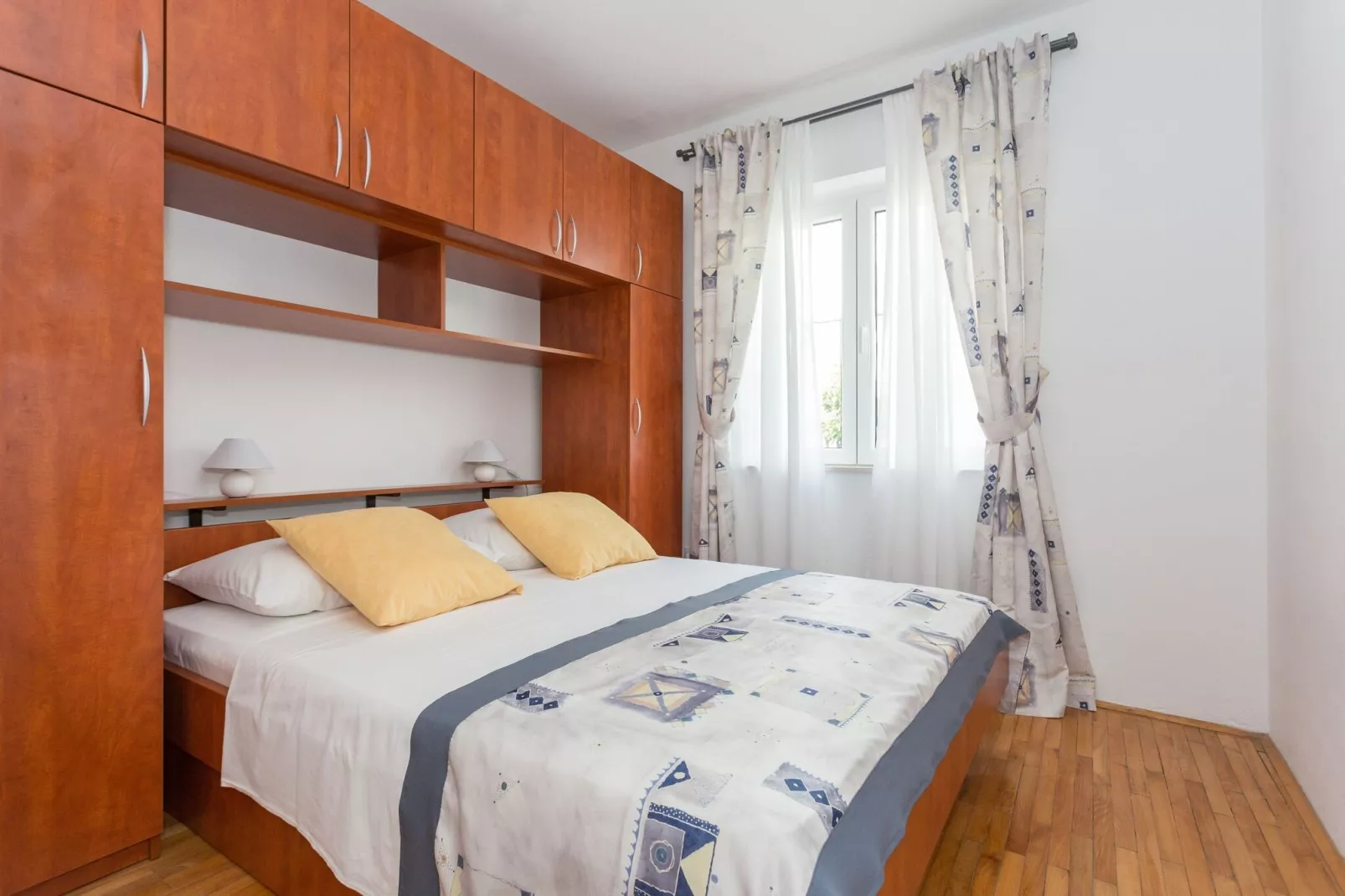 Apartments Oleander Sea View - Three Bedroom Apartment with Terrace and Sea View (Veliki)-Bedroom