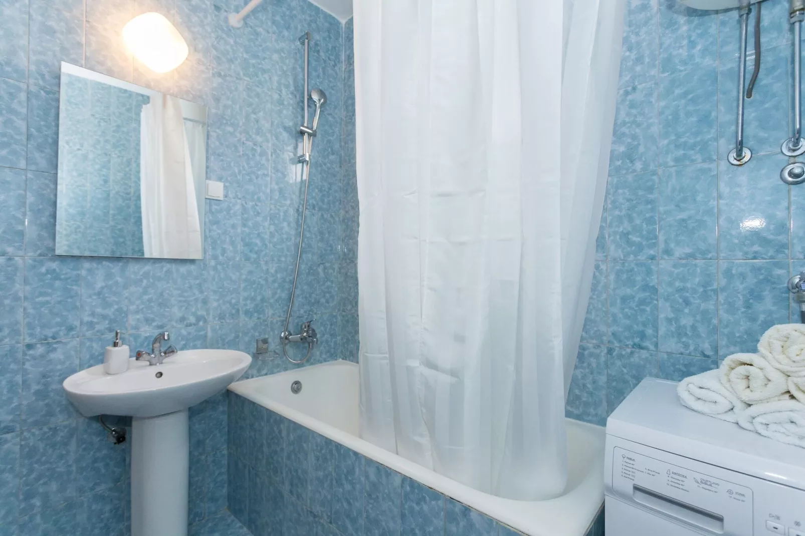 Apartments Oleander Sea View - Three Bedroom Apartment with Terrace and Sea View (Veliki)-Bathroom