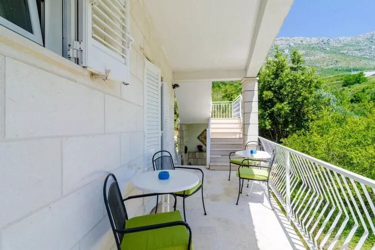 Apartments Peco - Three Bedroom Apartment with Balcony and Sea View-Balcon-terrasse