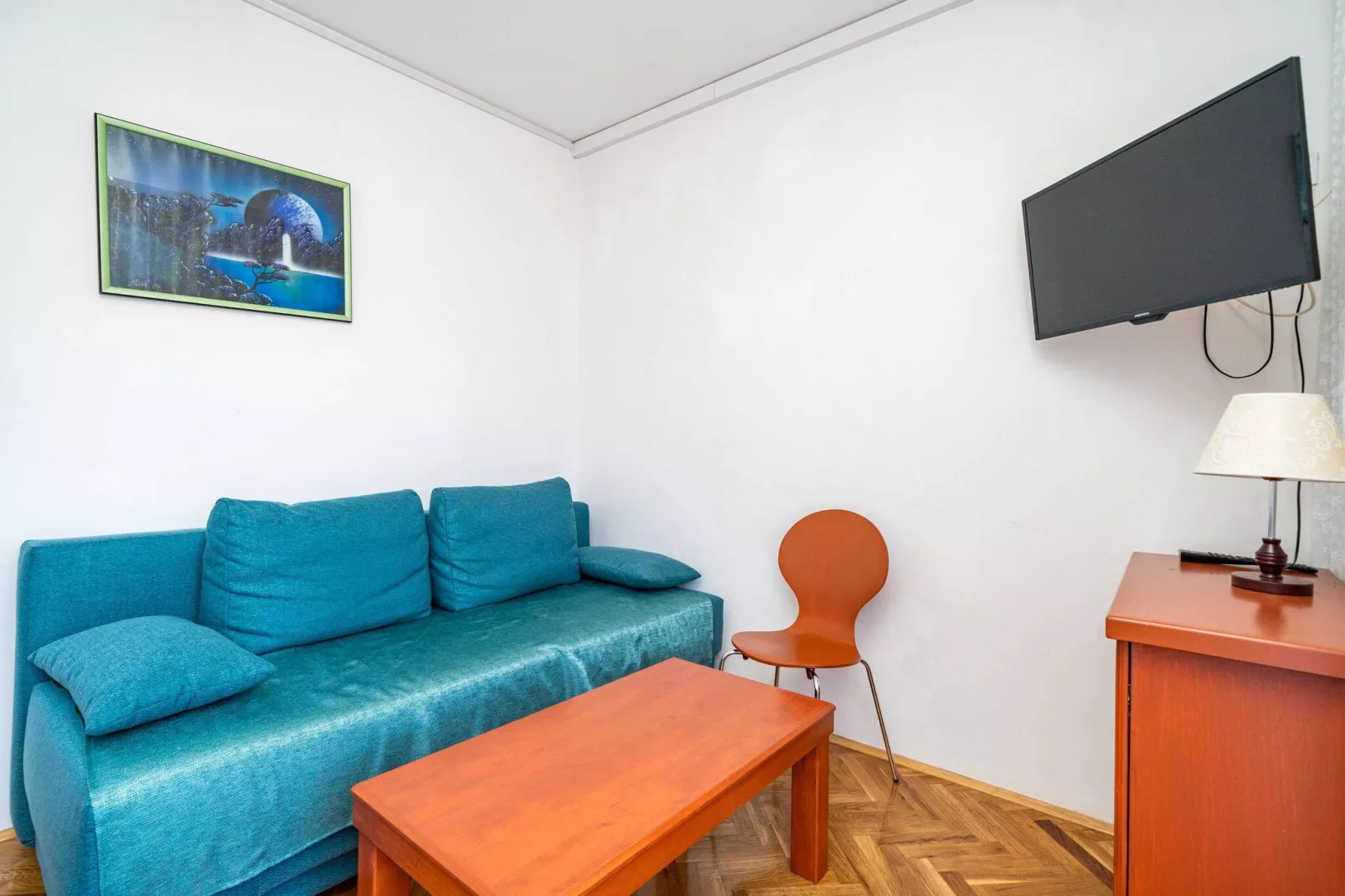 Apartments Peco - Three Bedroom Apartment with Balcony and Sea View-Salon