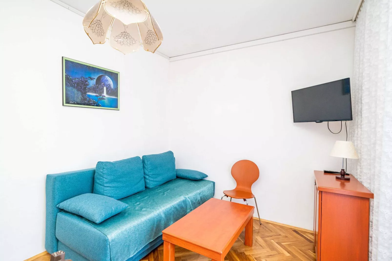 Apartments Peco - Three Bedroom Apartment with Balcony and Sea View-Salon