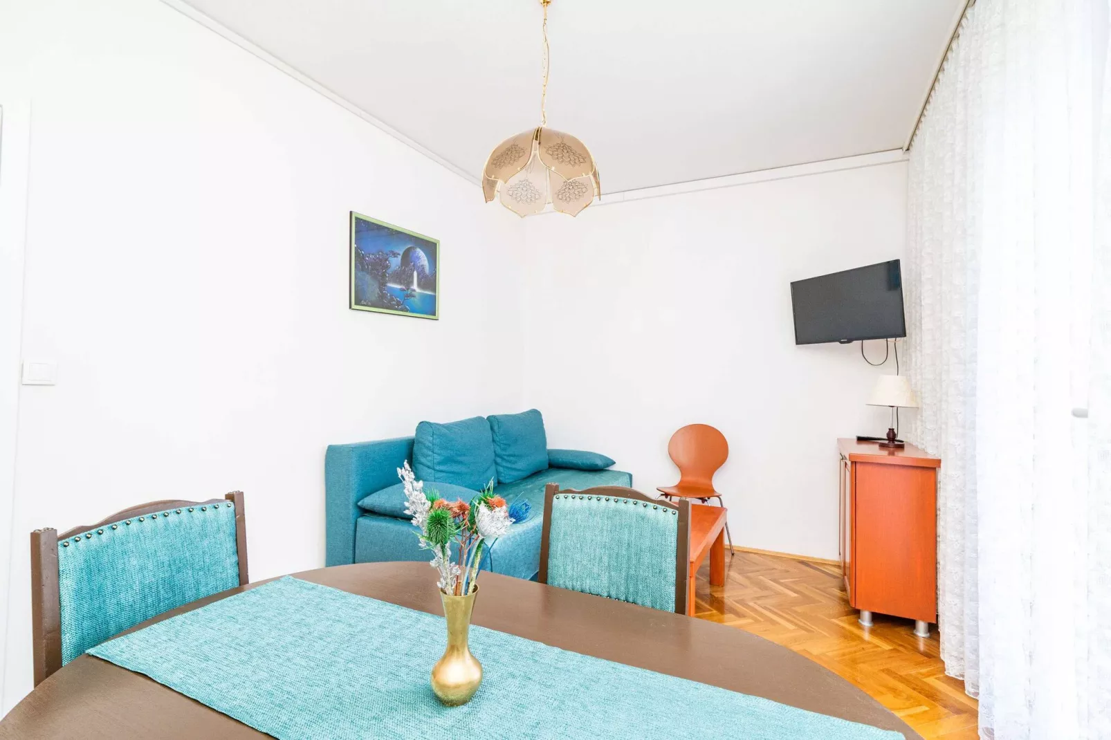 Apartments Peco - Three Bedroom Apartment with Balcony and Sea View-Salle à manger