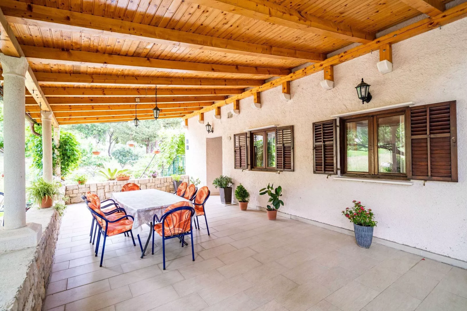 Apartment & Rooms Papa - Studio Apartment with Balcony and Partial Sea View-Terrace