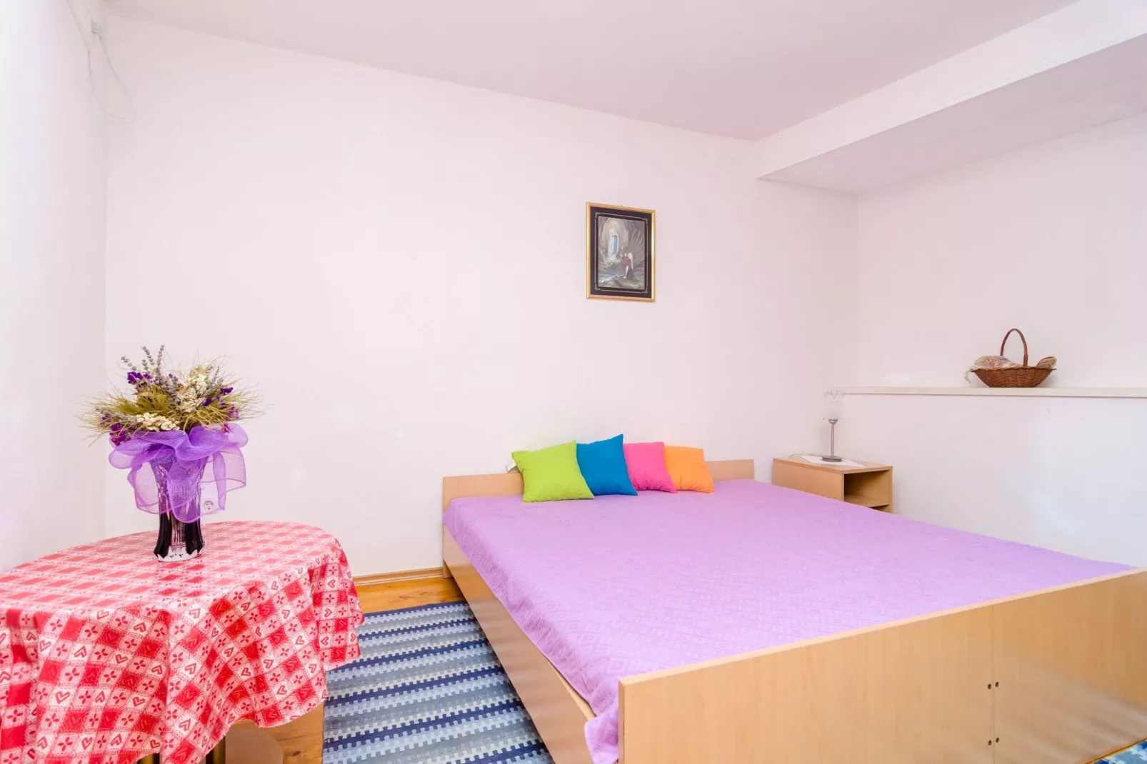 Apartments Rašica Molunat- Two Bedroom Suite with Patio and Sea View (Dupla soba)-Bedroom