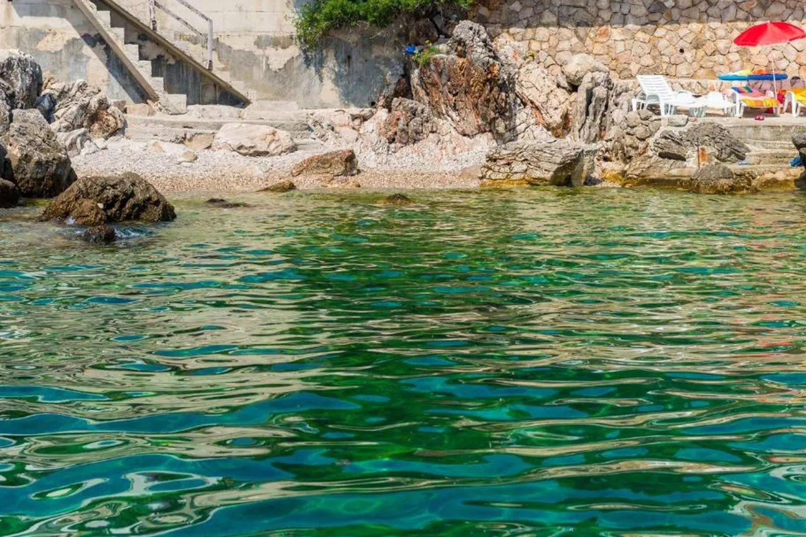 Apartments Rašica Molunat - Basic Studio Apartment with Patio and Side Sea View (Apartment 15)-View