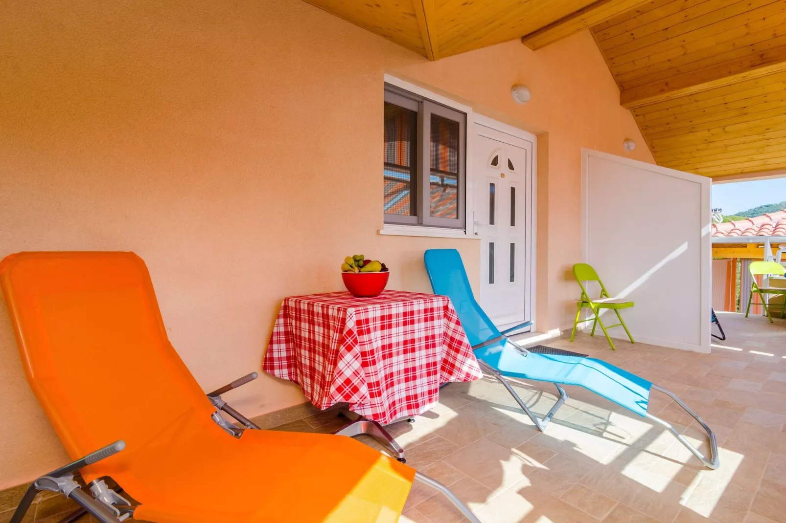 Apartments Donita - Comfort Two Bedroom Apartment with Balcony and Sea View-Terrace balcony