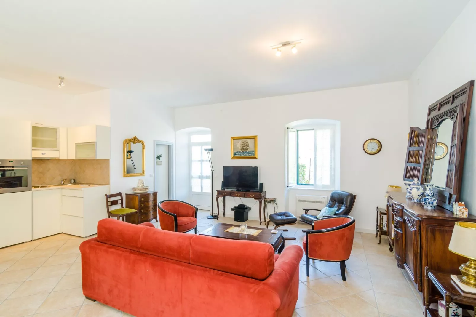 Stone House ''DiMaTo'' - Four Bedroom Holiday Home with Terrace-Wohnzimmer