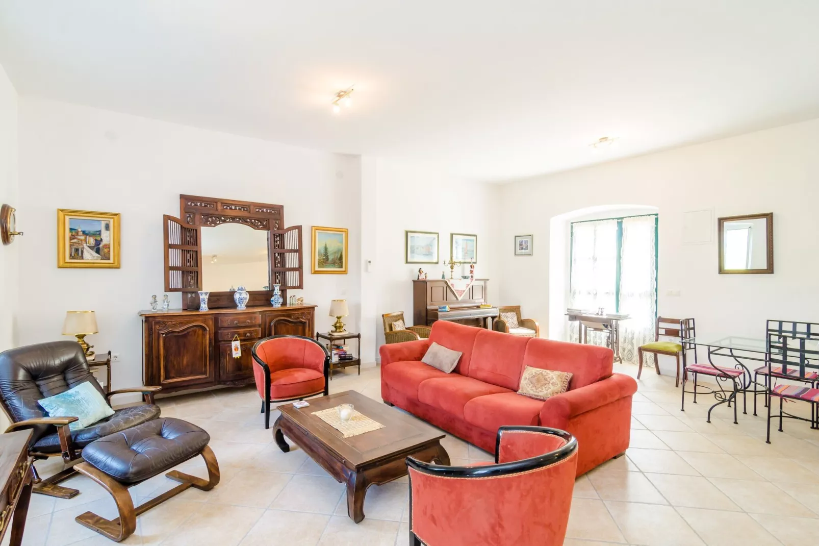 Stone House ''DiMaTo'' - Four Bedroom Holiday Home with Terrace-Wohnzimmer