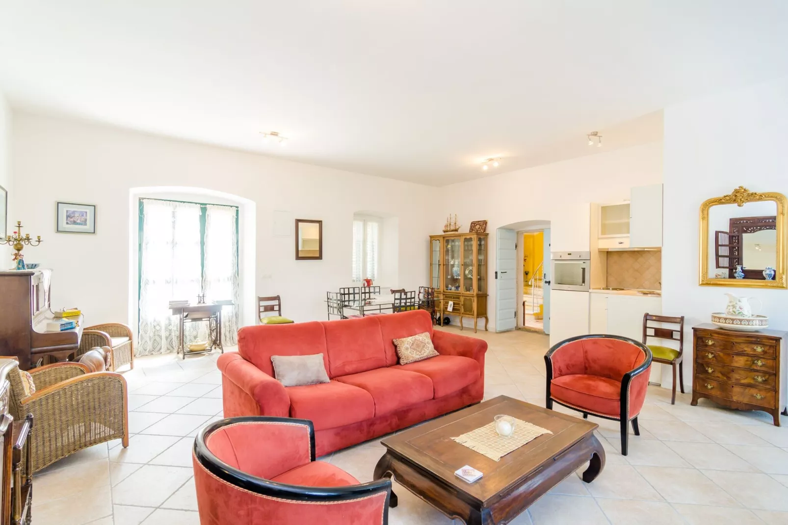 Stone House ''DiMaTo'' - Four Bedroom Holiday Home with Terrace-Wohnzimmer