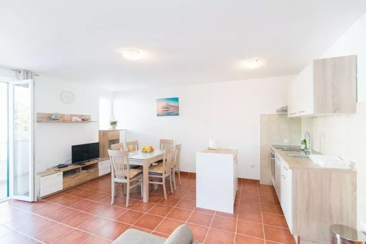 Apartment Budimir - Two Bedroom Apartment with Balcony-Living room