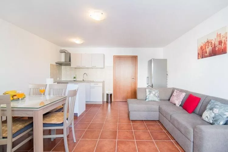 Apartment Budimir - Two Bedroom Apartment with Balcony-Living room