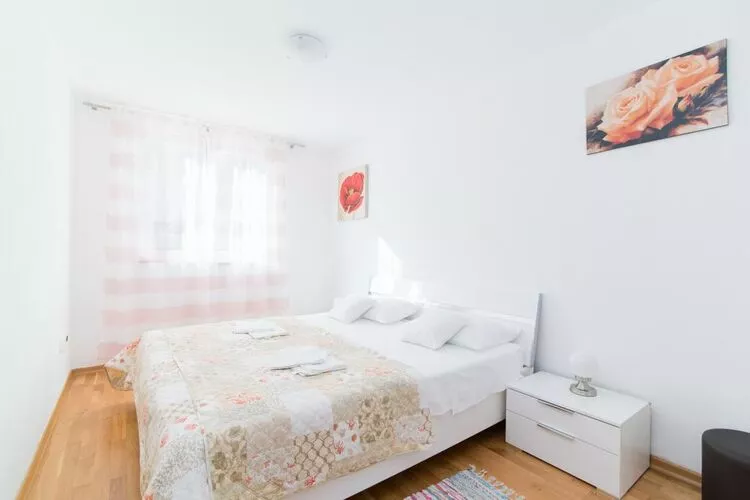 Apartment Budimir - Two Bedroom Apartment with Balcony-Bedroom