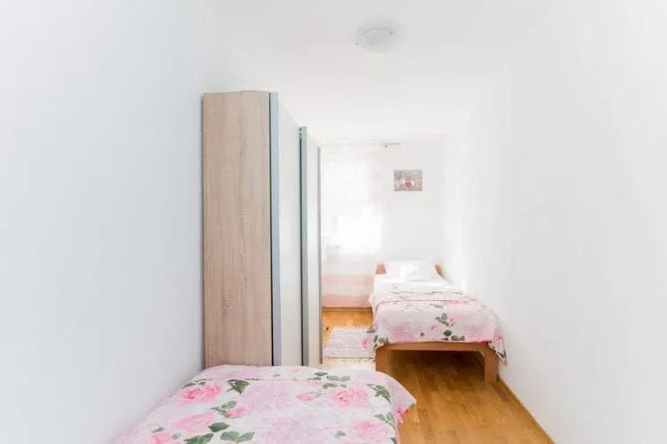 Apartment Budimir - Two Bedroom Apartment with Balcony-Bedroom