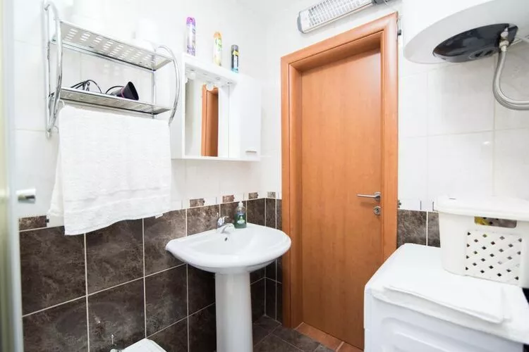 Apartment Budimir - Two Bedroom Apartment with Balcony-Bathroom