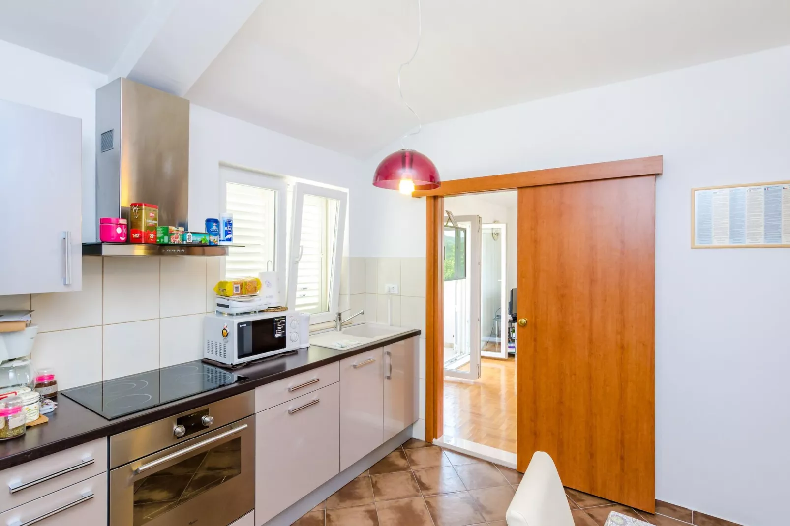 Ana Apartment - One Bedroom Apartment with Balcony-Kitchen