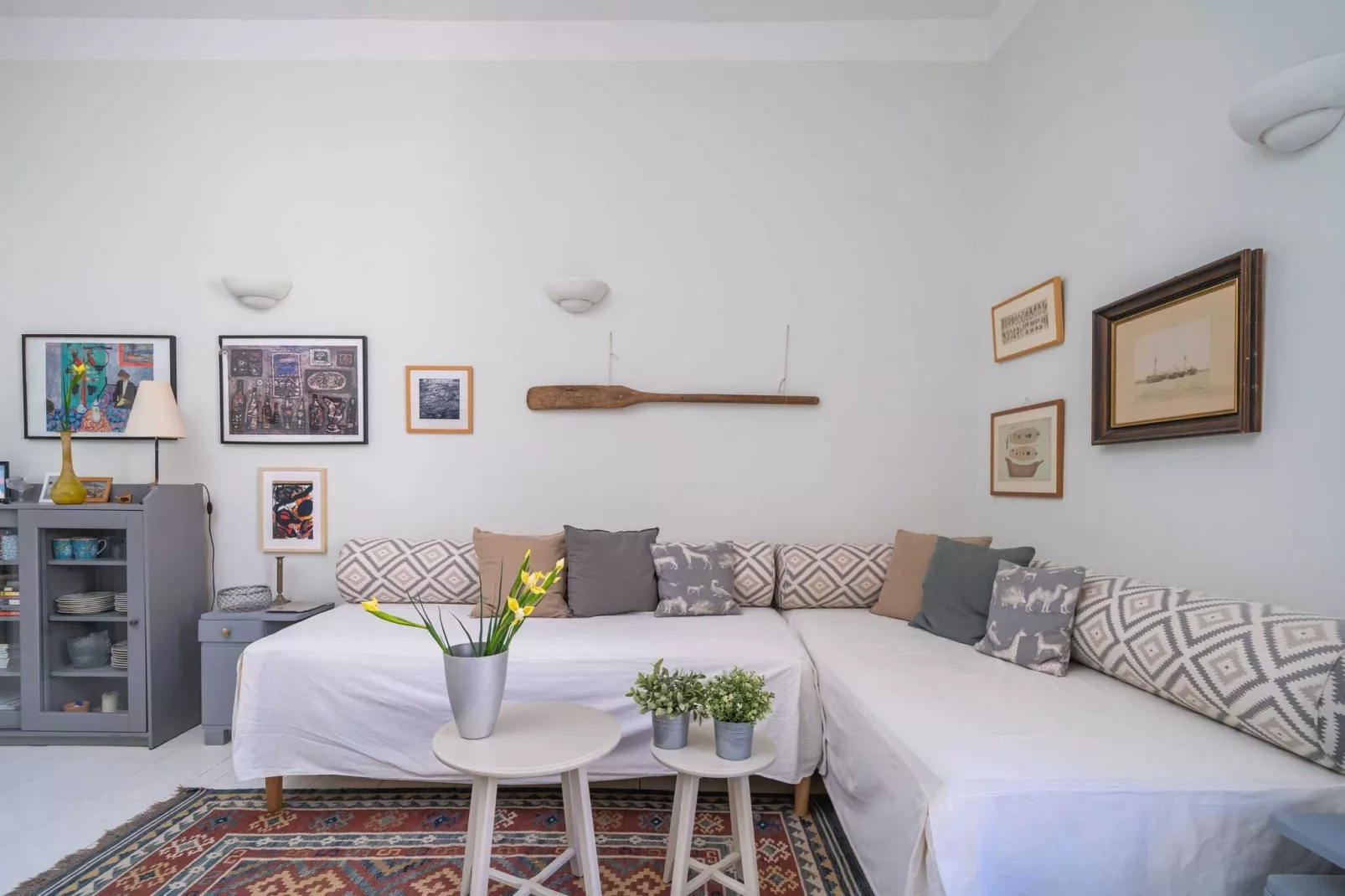 Apartment Ranieri - One Bedroom Apartment with City View-Living room