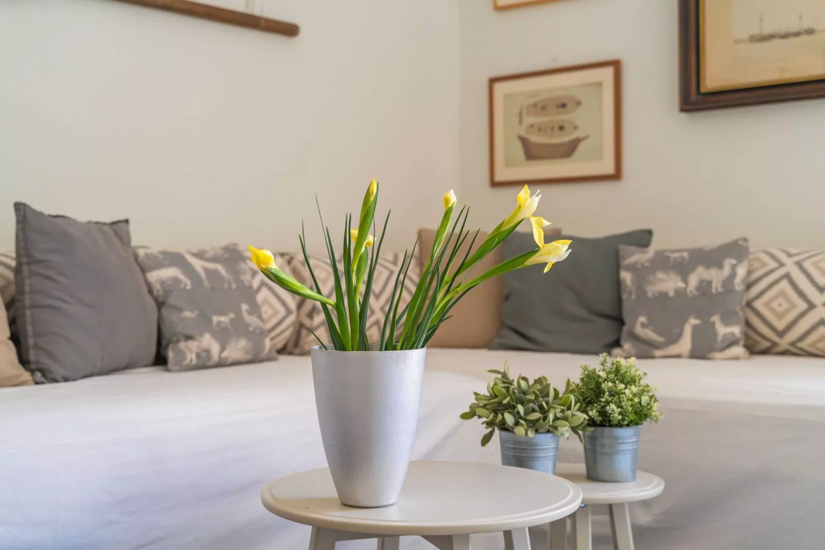 Apartment Ranieri - One Bedroom Apartment with City View-Living room
