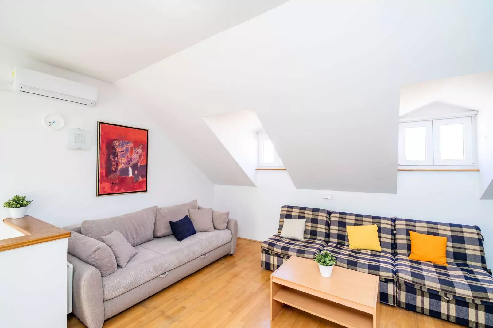 Apartments Foteza - Duplex Two Bedroom Apartment (Second\/ Third Floor)-Living room