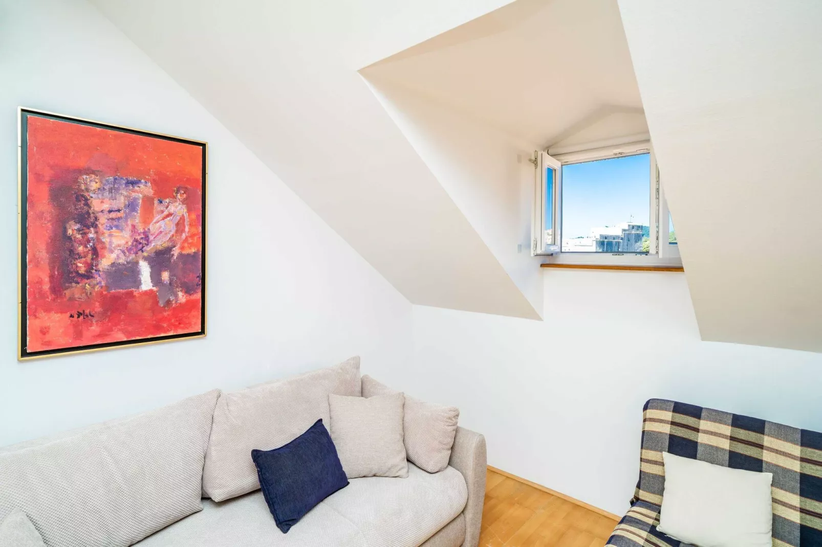 Apartments Foteza - Duplex Two Bedroom Apartment (Second\/ Third Floor)-Living room
