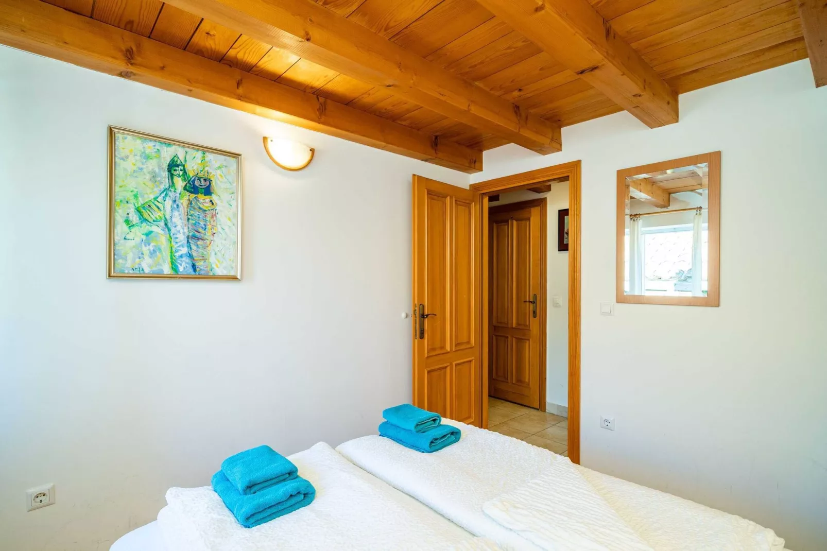 Apartments Foteza - Duplex Two Bedroom Apartment (Second\/ Third Floor)-Bedroom