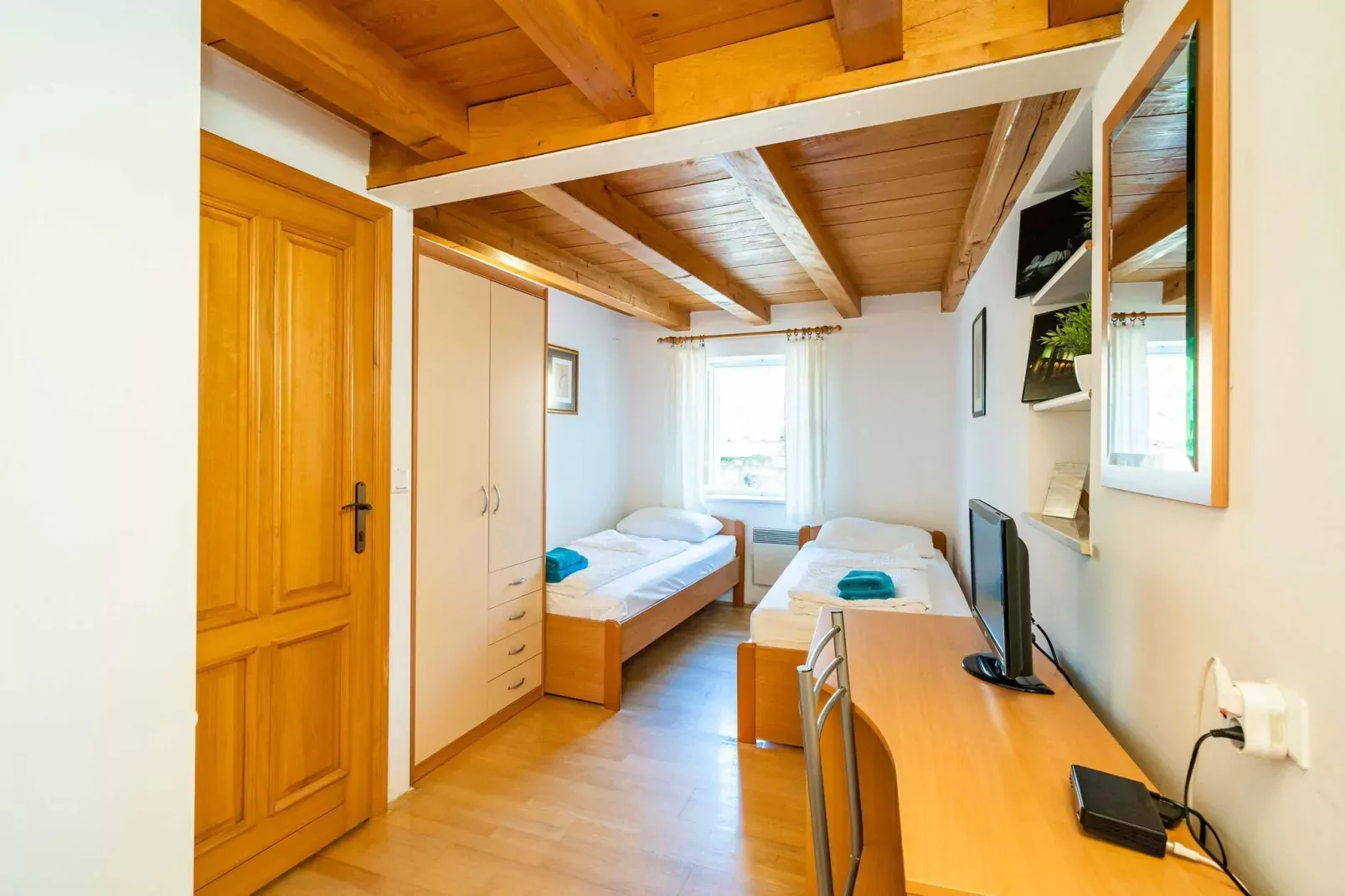 Apartments Foteza - Duplex Two Bedroom Apartment (Second\/ Third Floor)-Bedroom
