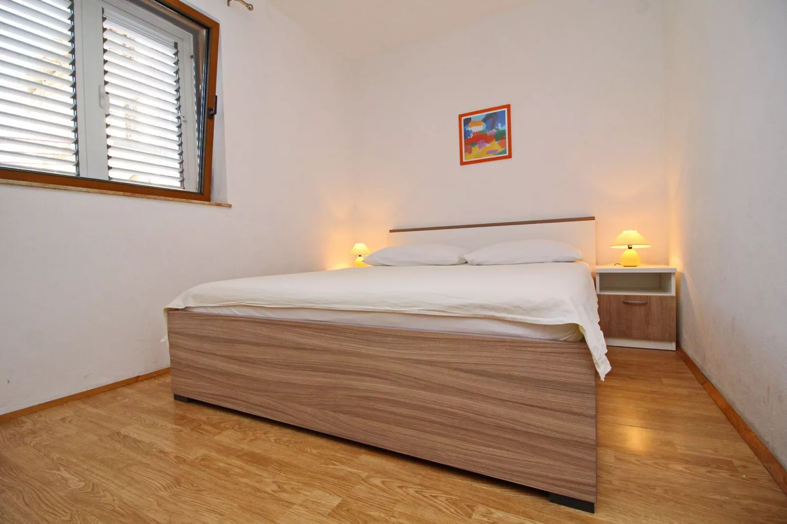 Apartments Marković Orebić - One Bedroom Apartment with Terrace and Garden View (A2)-Bedroom