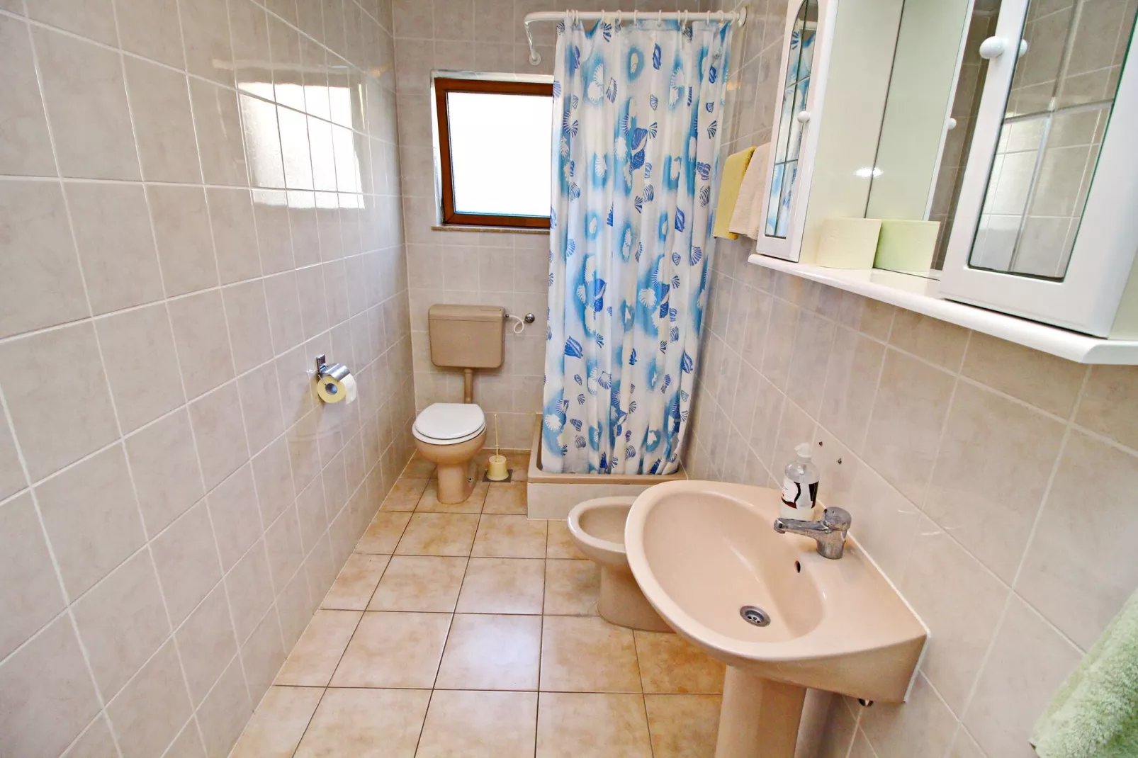 Apartments Marković Orebić - One Bedroom Apartment with Terrace and Garden View (A2)-Bathroom