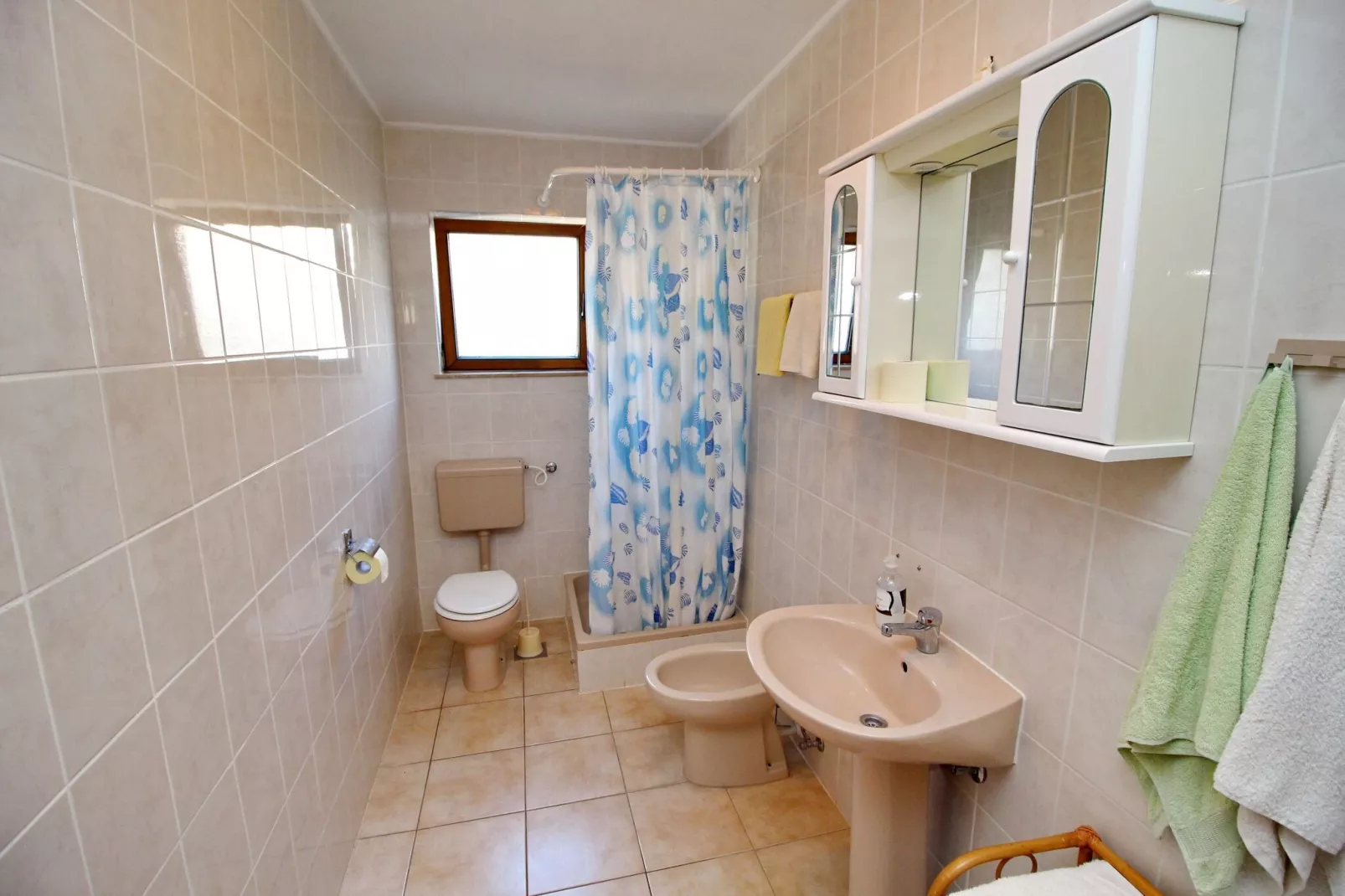 Apartments Marković Orebić - One Bedroom Apartment with Terrace and Garden View (A2)-Bathroom