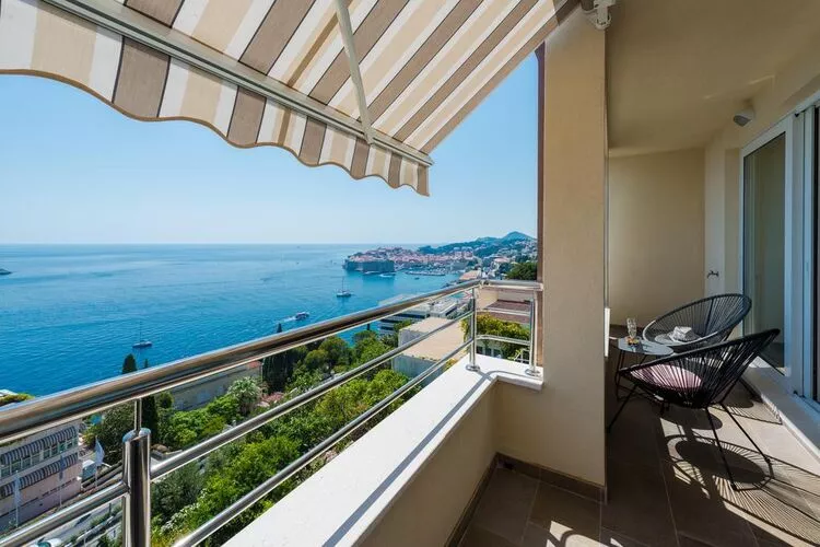 Apartments Horizon - One-Bedroom Apartment with Balcony and Sea View-Terrassenbalkon
