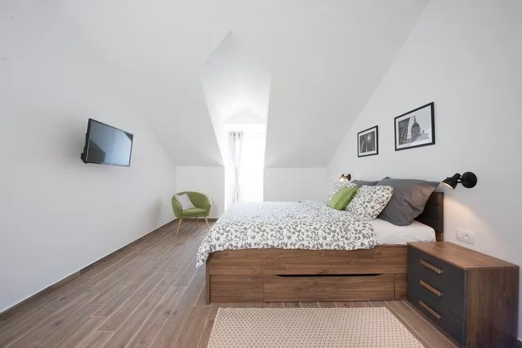 Apartments Horizon - Deluxe Studio with  Balcony and Sea View-Schlafzimmer