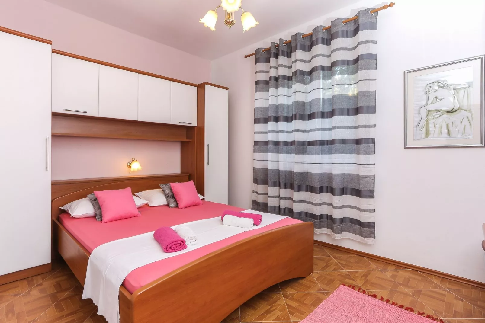 Apartments Lina - Two Bedroom Apartment with Terrace (A1)-Schlafzimmer