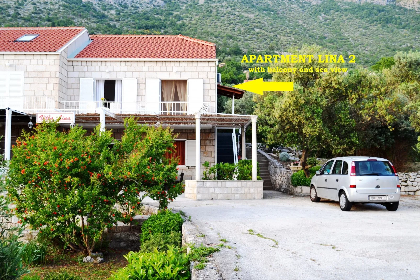 Apartments Lina - Three Bedroom Apartment with Two Balconies and Sea View (A2)-Outdoor