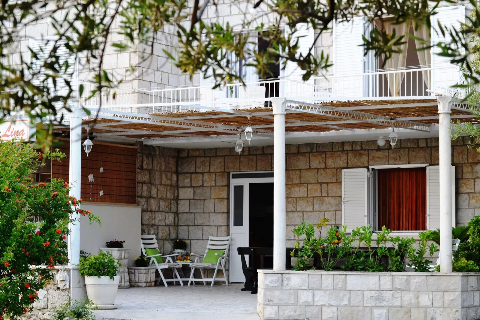 Apartments Lina - Three Bedroom Apartment with Two Balconies and Sea View (A2)-Outdoor