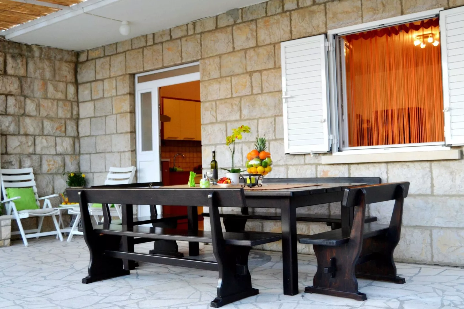 Apartments Lina - Three Bedroom Apartment with Two Balconies and Sea View (A2)-Outdoor