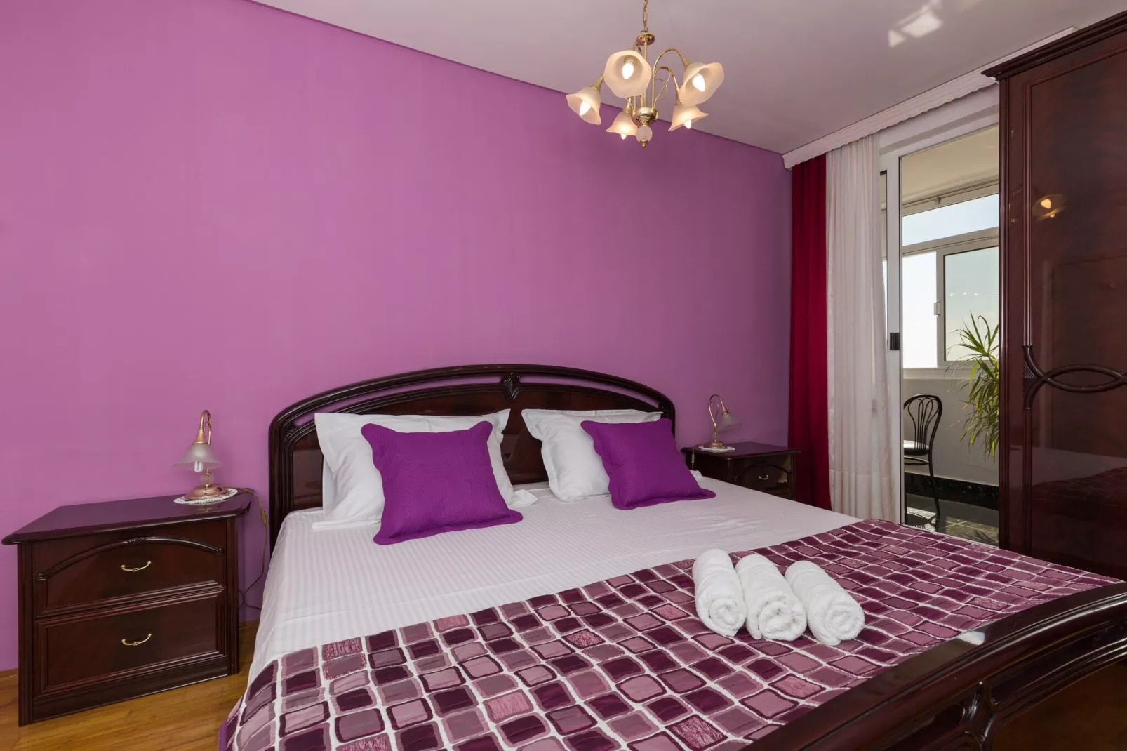 Apartment Merivo - Apartment with Sea View-Bedroom