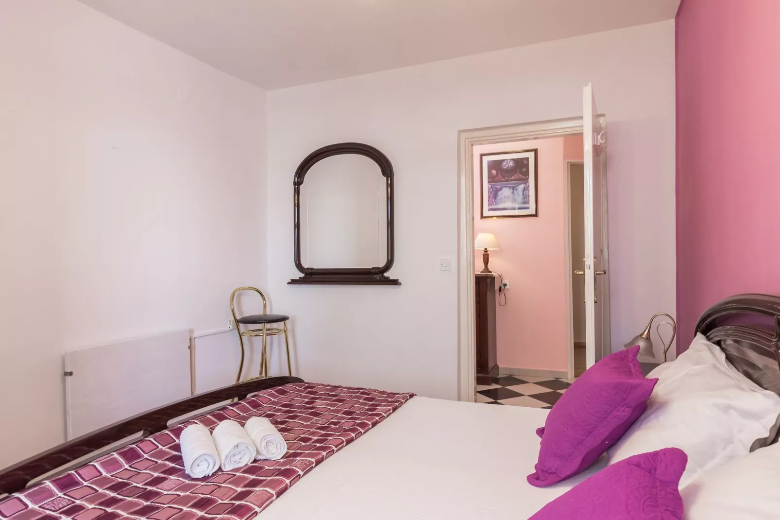 Apartment Merivo - Apartment with Sea View-Bedroom