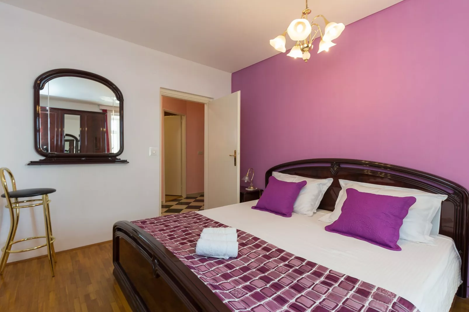 Apartment Merivo - Apartment with Sea View-Bedroom