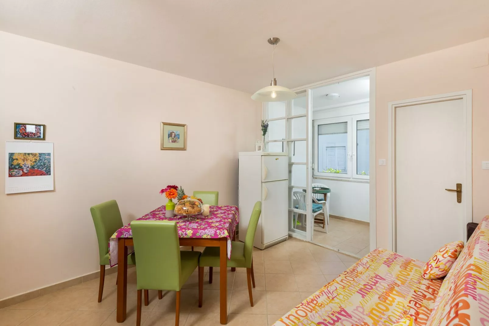 Apartment Ventula - Two Bedroom Apartment with Sea View-Dining room
