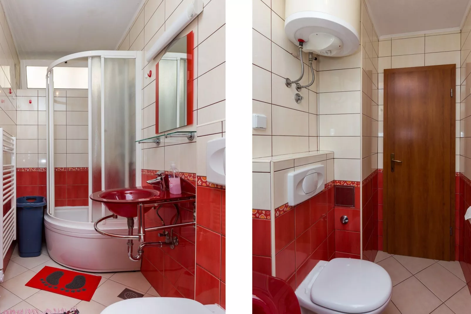 Apartment Ventula - Two Bedroom Apartment with Sea View-Bathroom