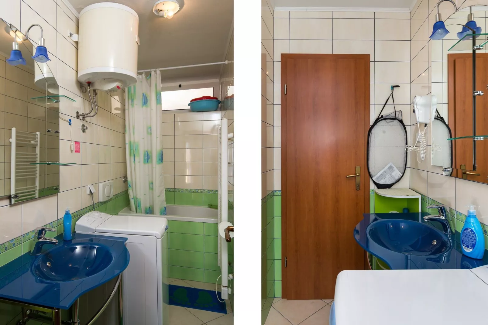 Apartment Ventula - Two Bedroom Apartment with Sea View-Bathroom