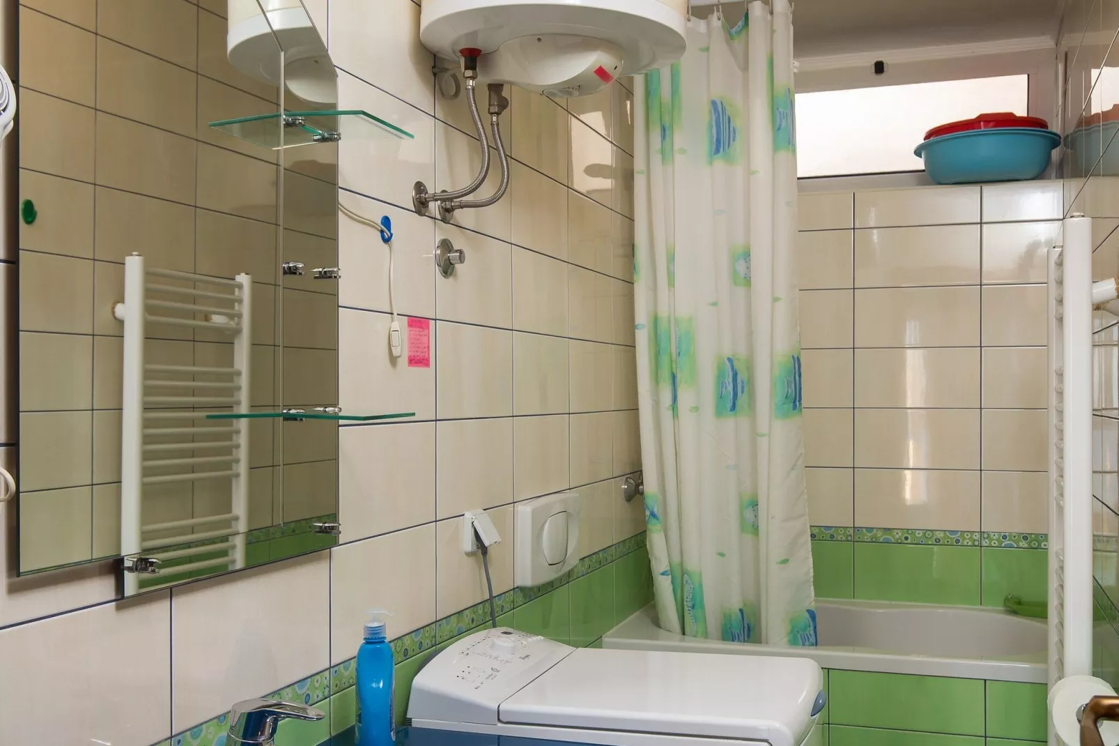 Apartment Ventula - Two Bedroom Apartment with Sea View-Bathroom