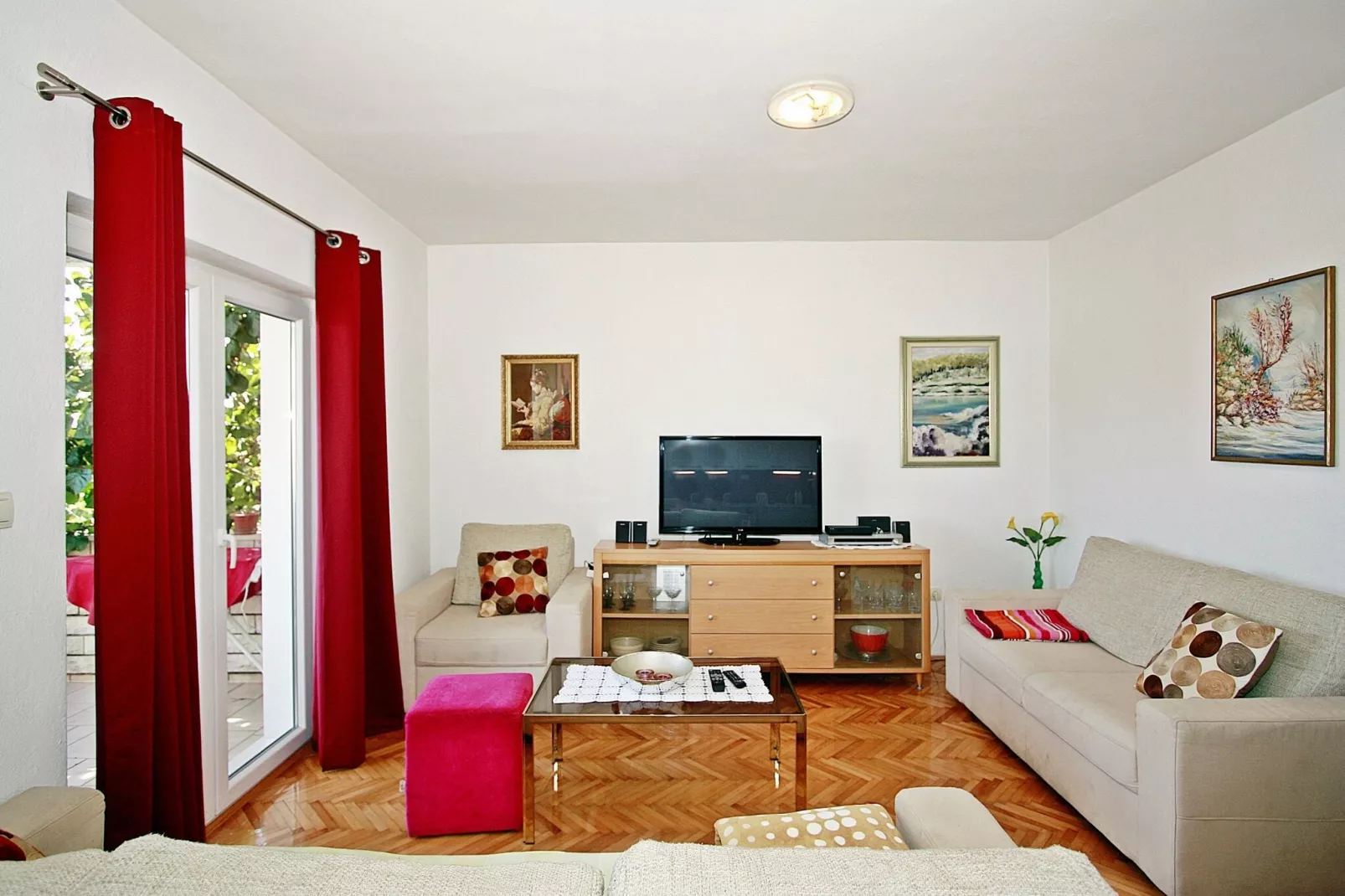 Apartments Martić - Four Bedroom Apartment with Terrace and Sea View - (ST)-Living room