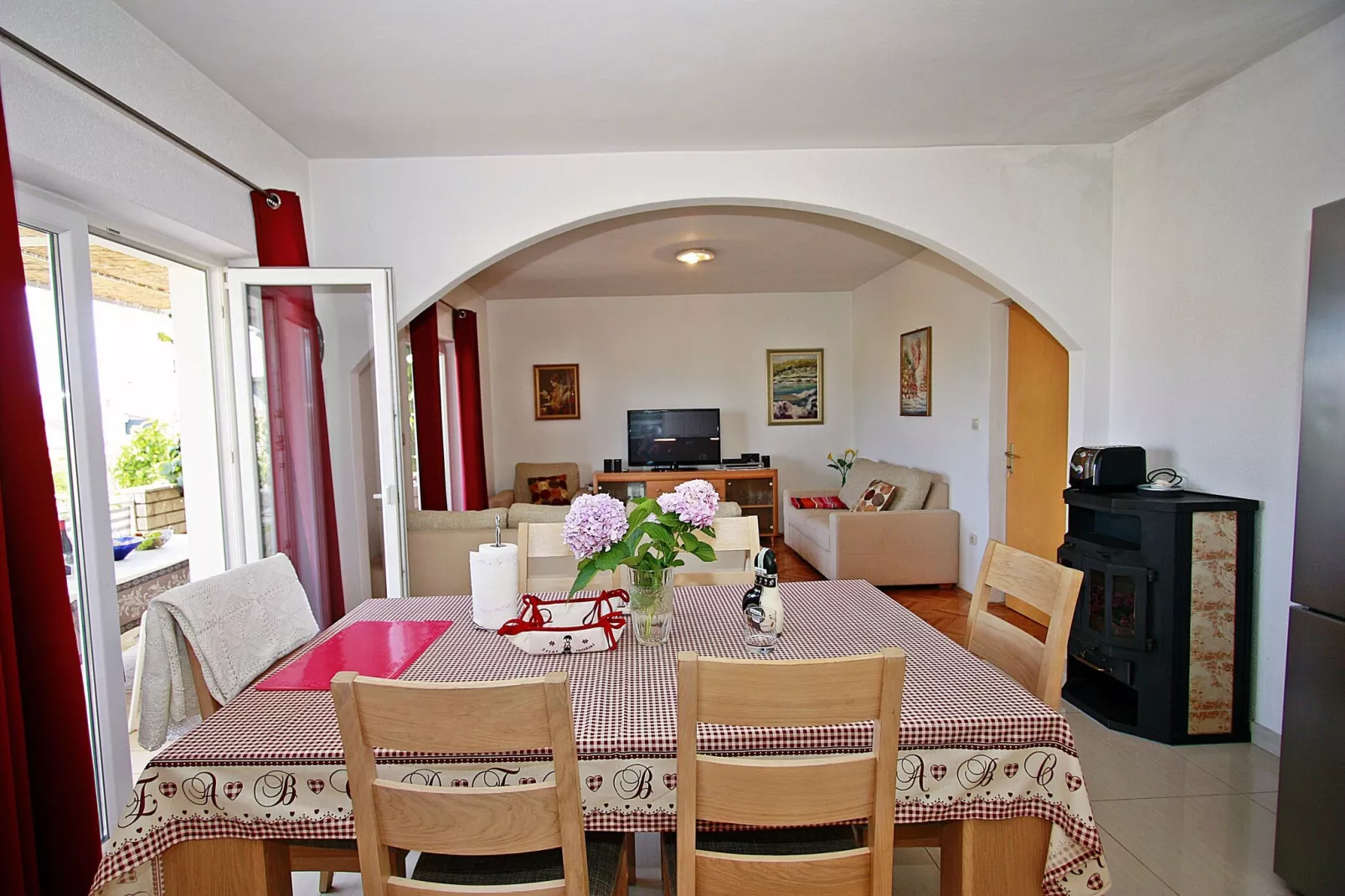 Apartments Martić - Four Bedroom Apartment with Terrace and Sea View - (ST)-Dining room