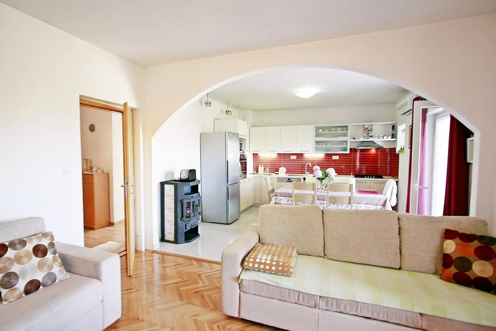 Apartments Martić - Four Bedroom Apartment with Terrace and Sea View - (ST)-Indoor
