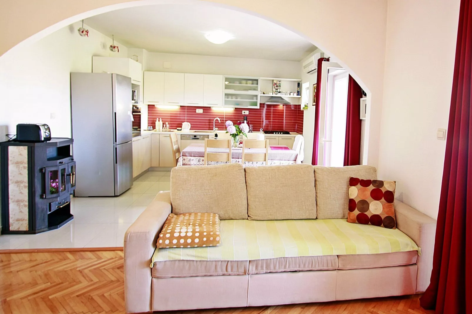 Apartments Martić - Four Bedroom Apartment with Terrace and Sea View - (ST)-Indoor