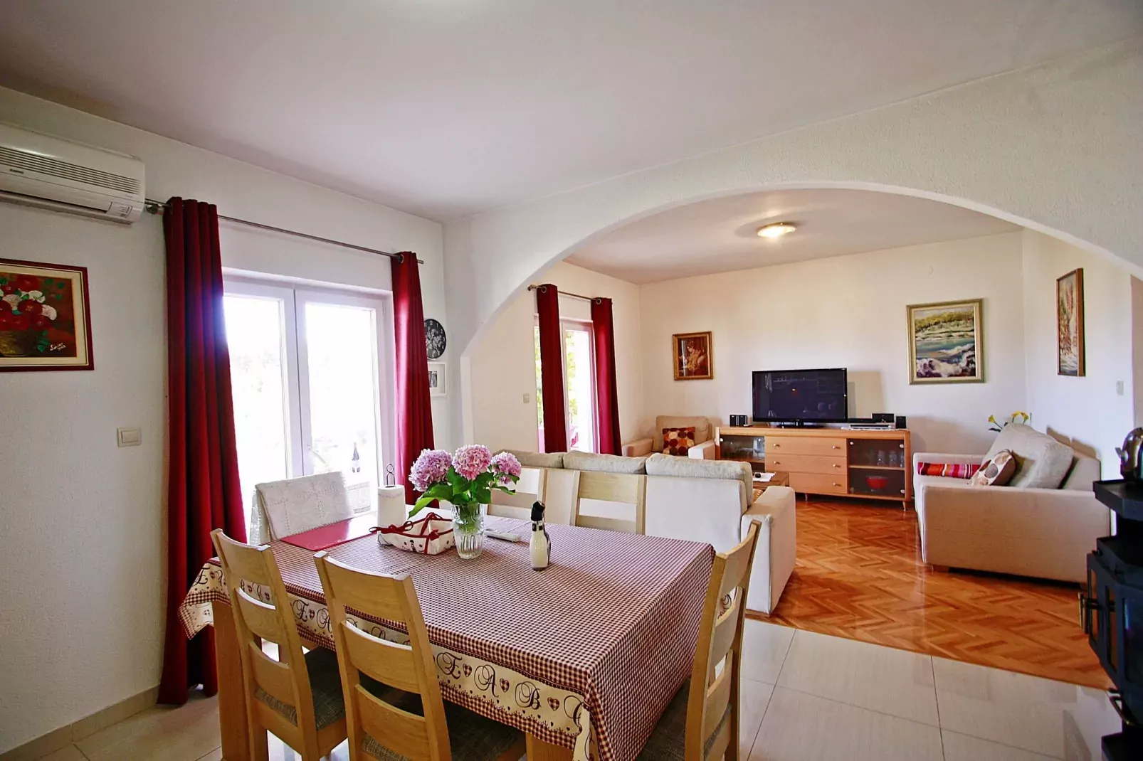 Apartments Martić - Four Bedroom Apartment with Terrace and Sea View - (ST)-Indoor